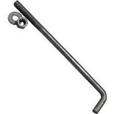ProFIT AG08 Anchor Bolt, 8 in L, Steel, Galvanized